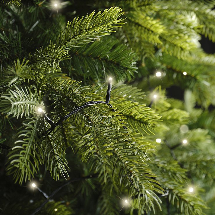 Kaemingk Lumineo Lichterkette Basic mit Dimmer 480 LED warmweiß außen 36 m schwarz