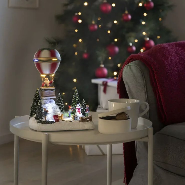 Konstsmide LED Szenerie Ballon Musik 10 LED Batterie und Trafo