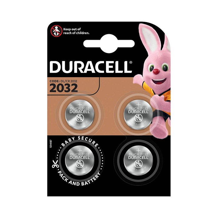 Duracell Lithium Batterie 2032 3V DL2032/CR2032 4 Stück