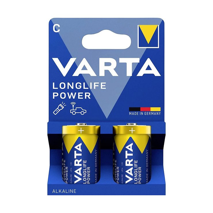 Varta 4914 Longlife Power C Baby LR14 Batterie 2 Stück