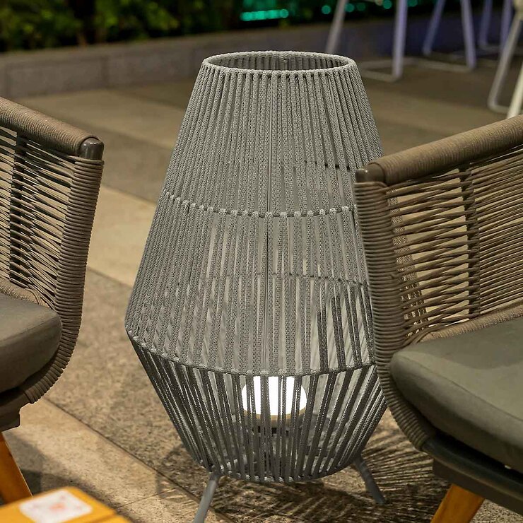 Newgarden Conta LED Laterne warmweiß Akku 72 cm Beige