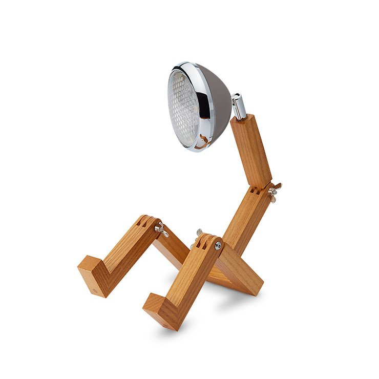 MR WATTSON Original LED Tischlampe MINI Lava Grey