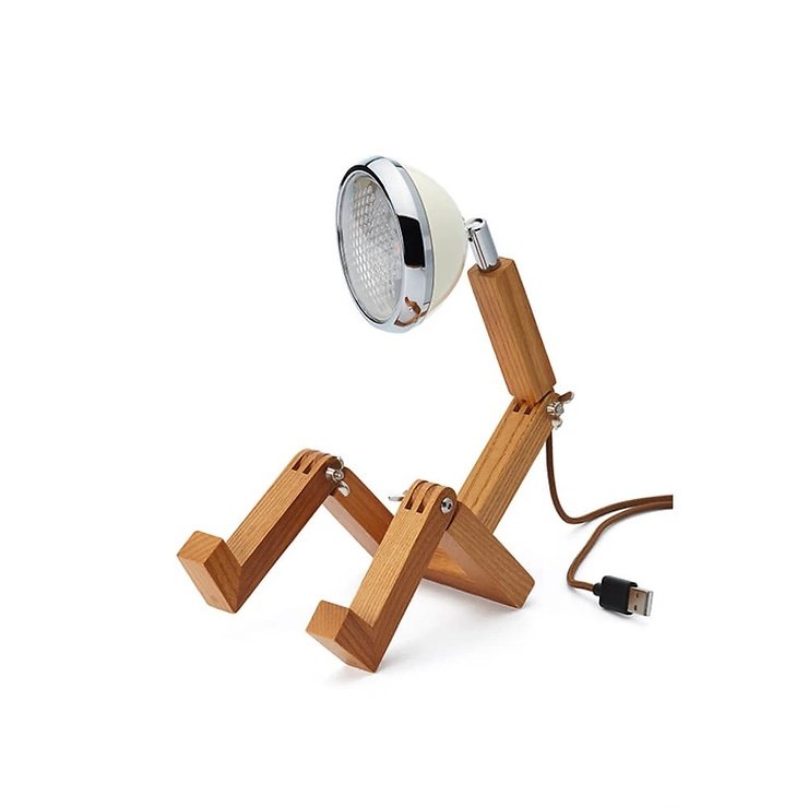 MR WATTSON Original LED Tischlampe MINI Vintage White