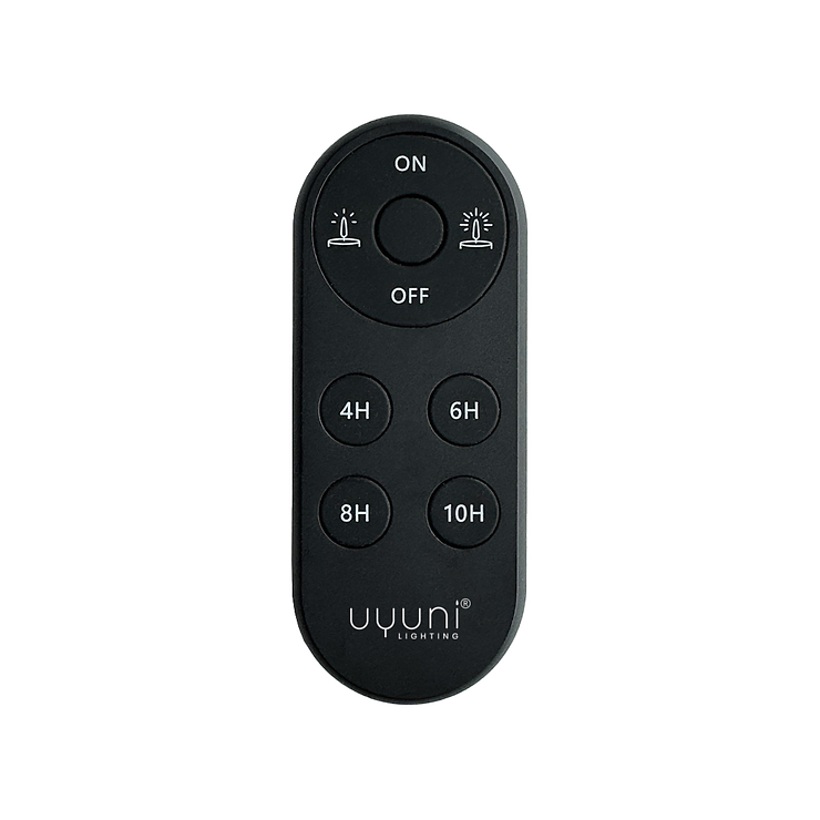 UYUNI Lighting Fernbedienung für LED Kerzen oval schwarz