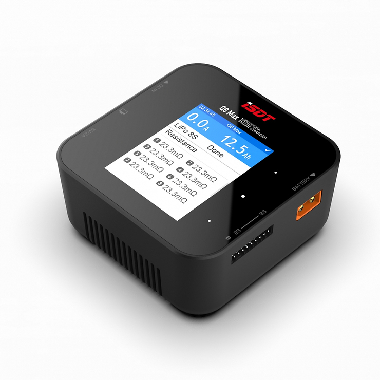 ISDT Q8 Max LiPo Ladegerät 1-8S 1000W 30A DC XT60 Smart Charger