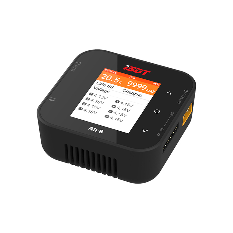 ISDT Air 8 LiPo Ladegerät 1-8S 500W 20A DC XT60 BattAir Smart Charger