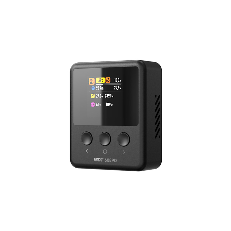 ISDT 608PD LiPo Ladegerät 1-6S 240W 10A USB-C PD XT60 Smart Charger