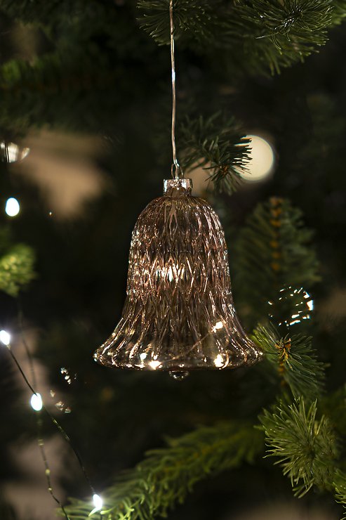 Sirius Leuchtglocke Luna Bell 5 LED 10cm batteriebetrieben braun