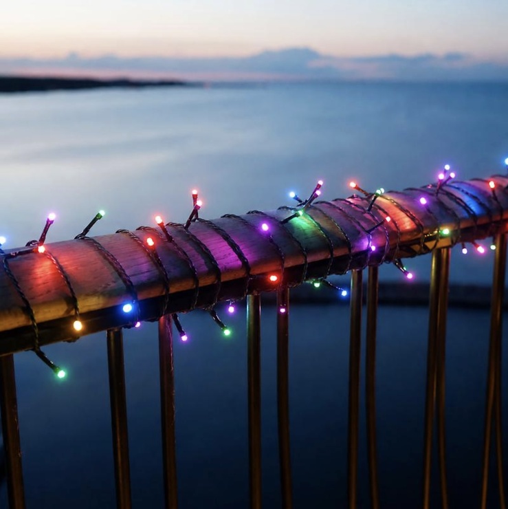 Sirius Easy-Line Connect LED-Lichterkette Erweiterung 200 LED Farbwechsel 20 m grün