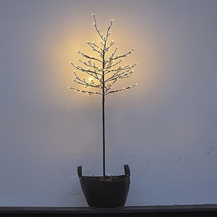 Sirius LED-Baum Noah 280 LED warmweiß außen 180 cm schwarz