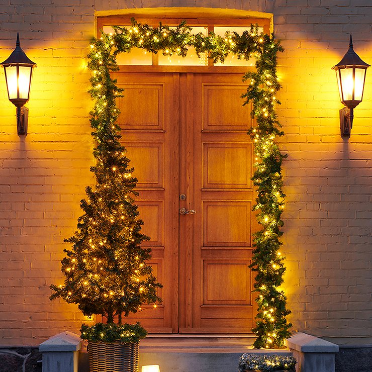 Sirius LED Tannengirlande Anton Garland 150 LED warmweiß 4,8 m