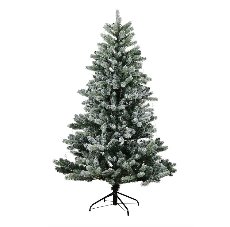 Sirius LED Weihnachtsbaum Anton Tree 234 LED warmweiß außen 1,8 m grün beschneit