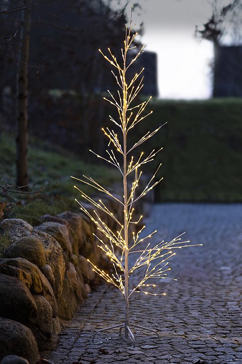 Sirius LED-Baum Isaac Tree 348 LED warmweiß außen 210 cm weiß