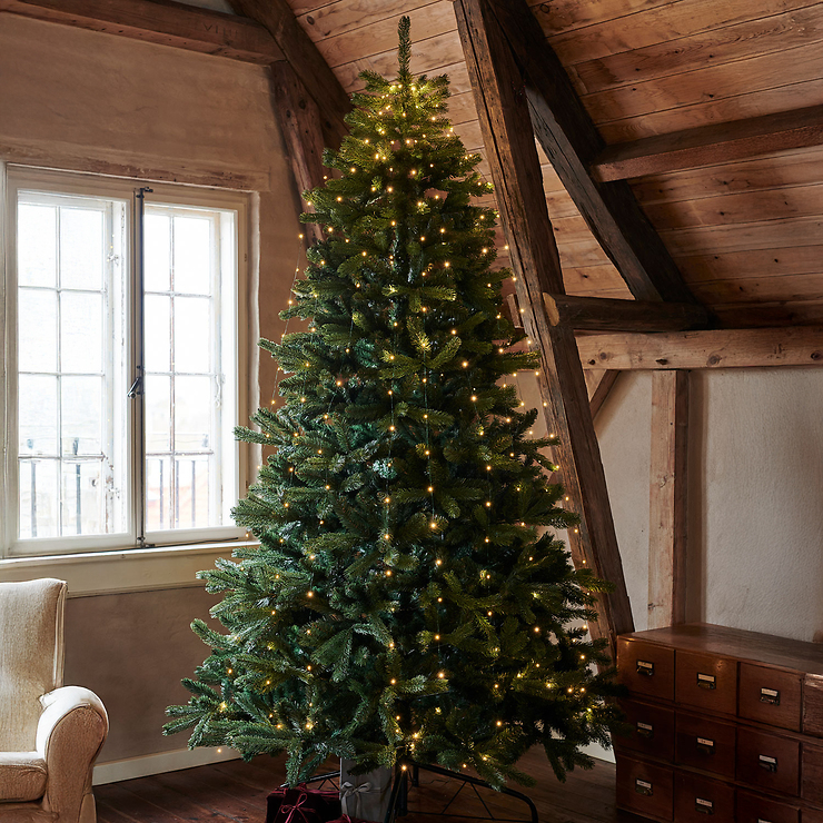 Sirius LED Weihnachtsbaum Anni Tree 312 LED warmweiß außen 2,4 m grün