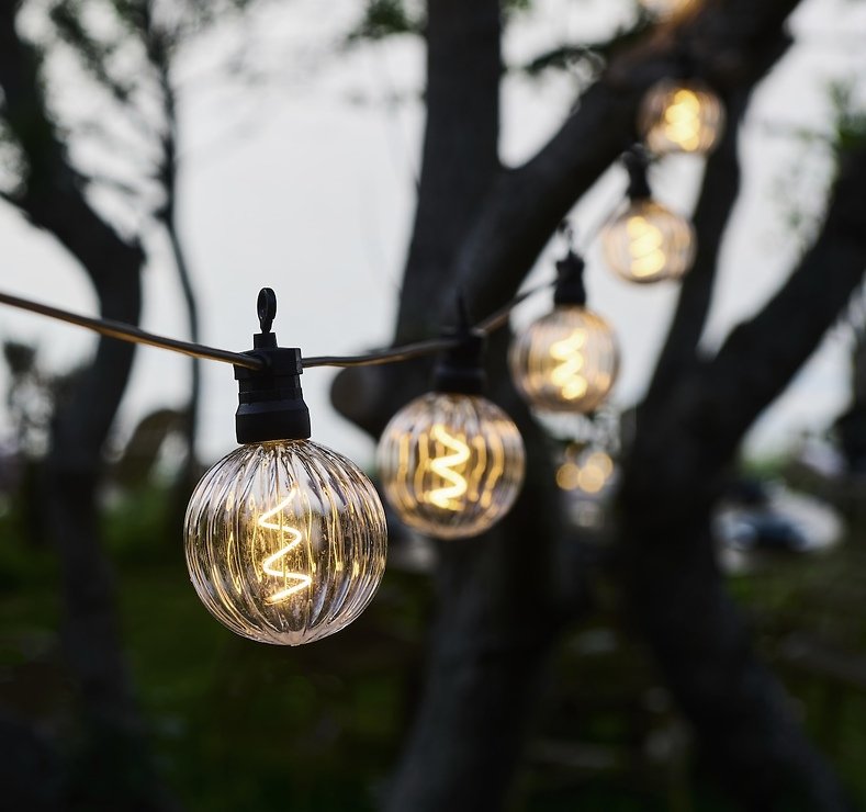 Sirius Lichterkette Luke Erweiterung 10 LED klar 5m schwarz außen