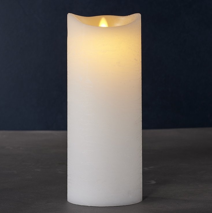 Sirius LED Kerze Sara Exclusive 10 x 25 cm weiß