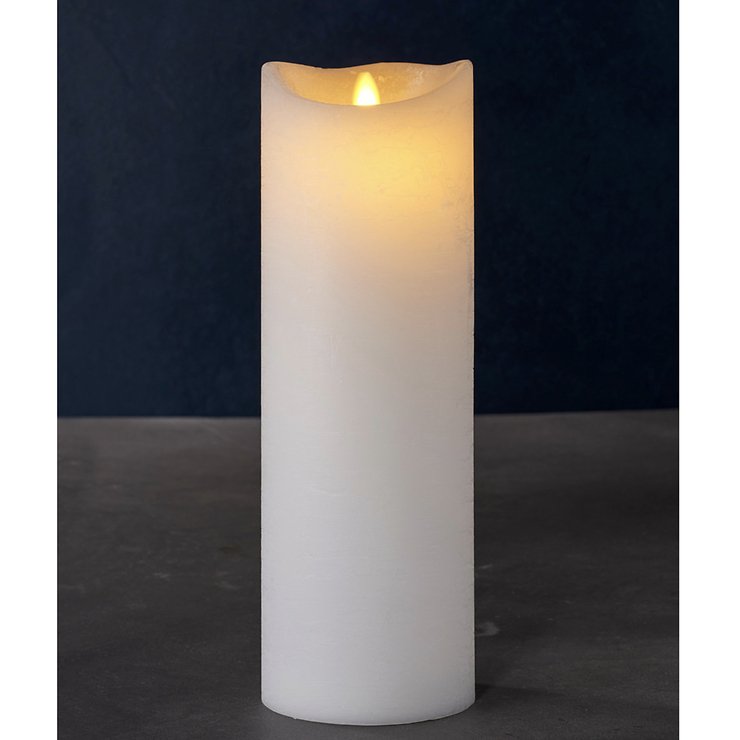 Sirius LED Kerze Sara Exclusive 10x30cm weiß