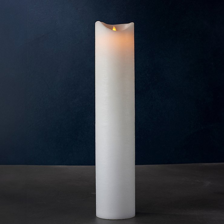 Sirius LED Kerze Sara Exclusive 10 x 50 cm weiß