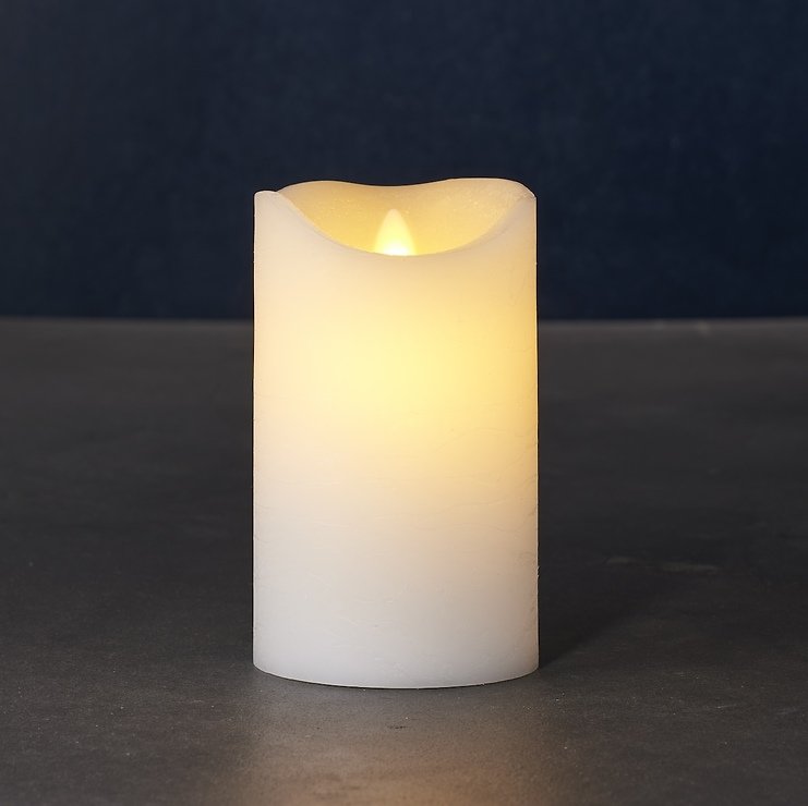 Sirius LED Kerze Sara Exclusive 7,5 x 12,5 cm weiß
