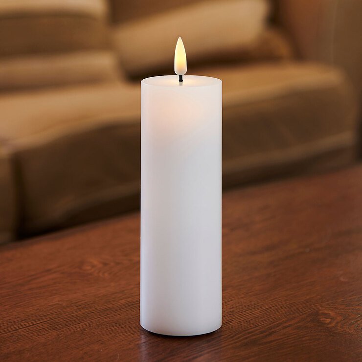 Sirius LED Kerze Sille 5 x 15 cm weiß
