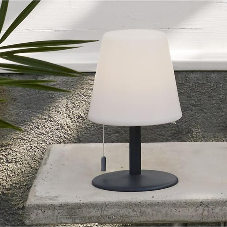 Star Trading LED-Tischleuchte Kreta 26 cm Weiss