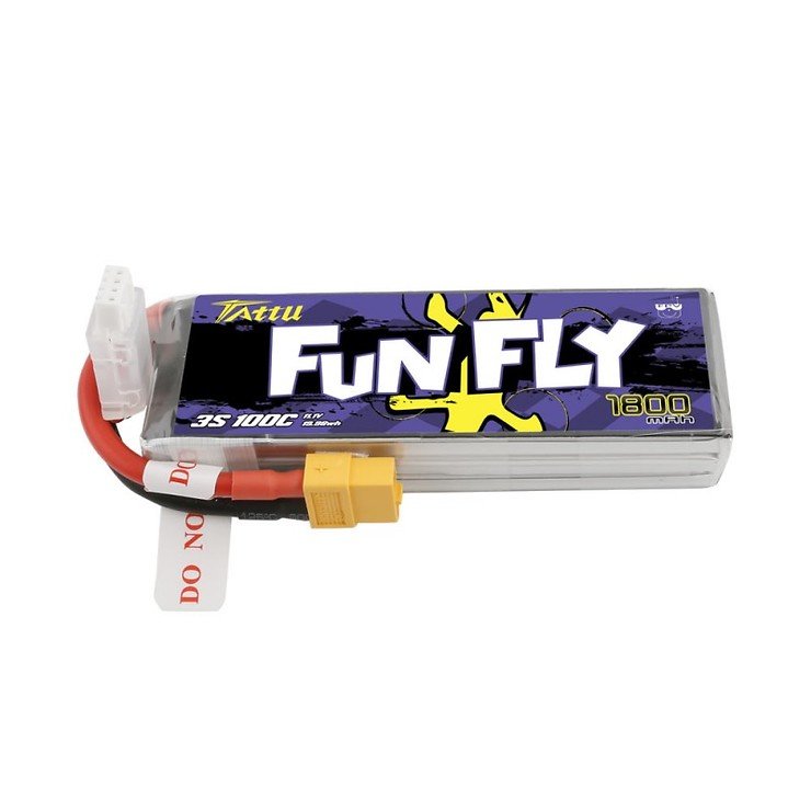 Tattu Funfly Serie 1800mAh 11.1V 100C 3S1P Batterie LiPo Akku XT60