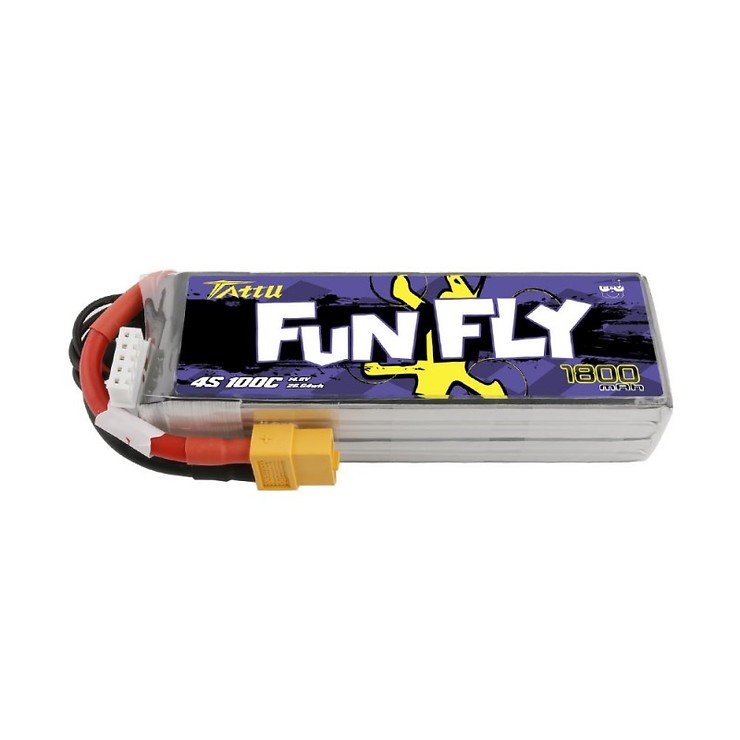 Tattu Funfly Serie 1800mAh 14.8V 100C 4S1P Batterie LiPo Akku XT60