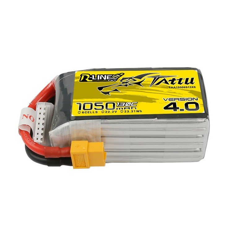 Tattu R-Line V4.0 LiPo Akku 130C XT60 1050mAh 6S