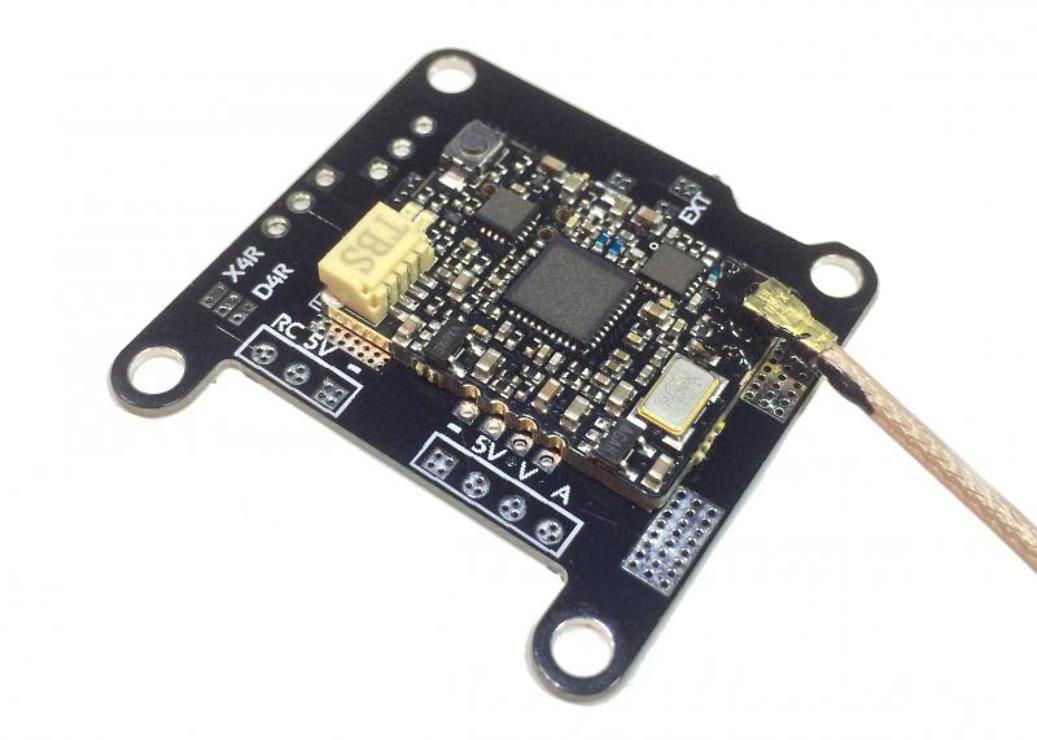 TBS Unify 5V / FrSky RX Mount Board