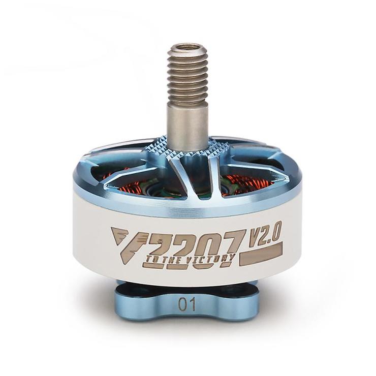 T-Motor V2207 V2 2550KV Blau Weiß FPV Motor