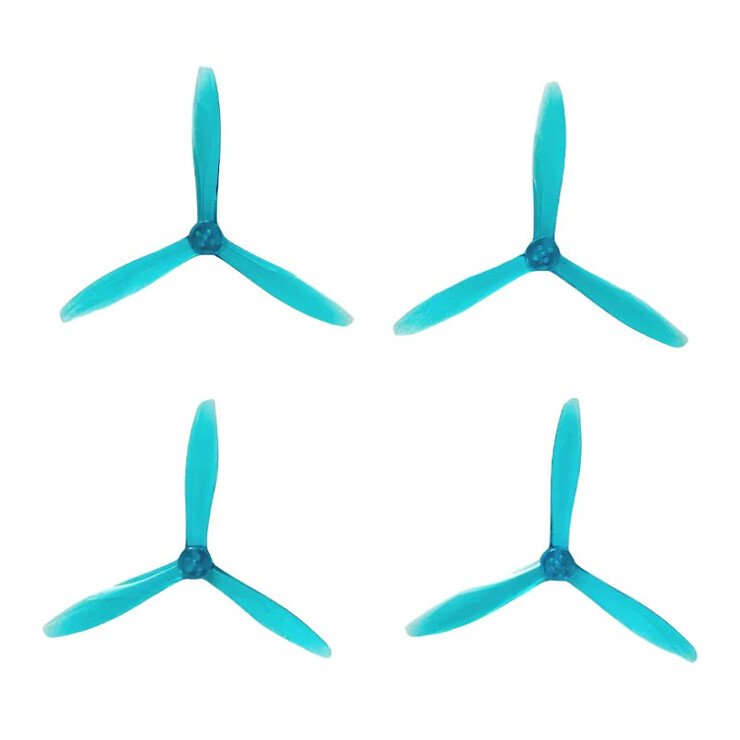 T-Motor T4944 4,9 Zoll 3-Blatt Propeller Crystal Blue (2CW+2CCW)