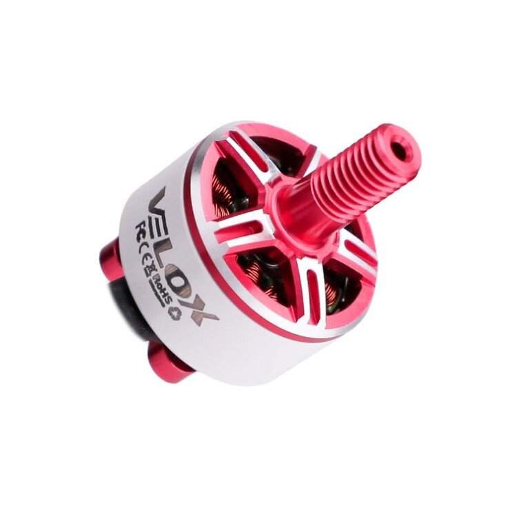 T-Motor Velox V1507 5mm FPV Motor 2700KV Rot Weiß