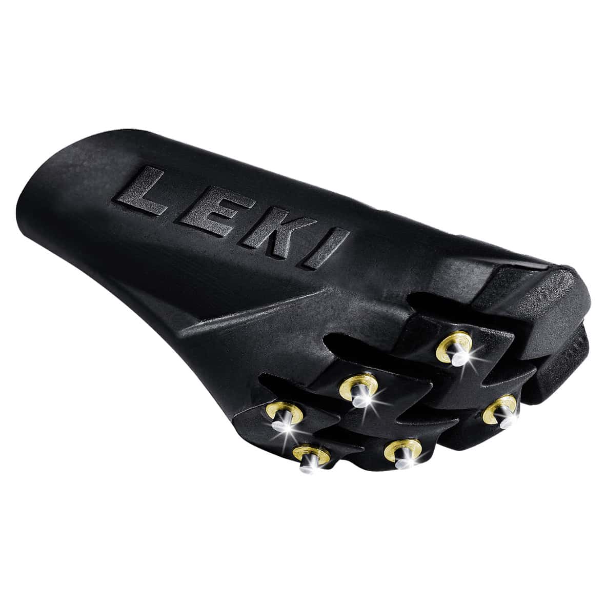 LEKI Silent Spike Pad für Nordic Walking Stöcke (Schwarz one size Größe) Nordic-Walking Zubehör