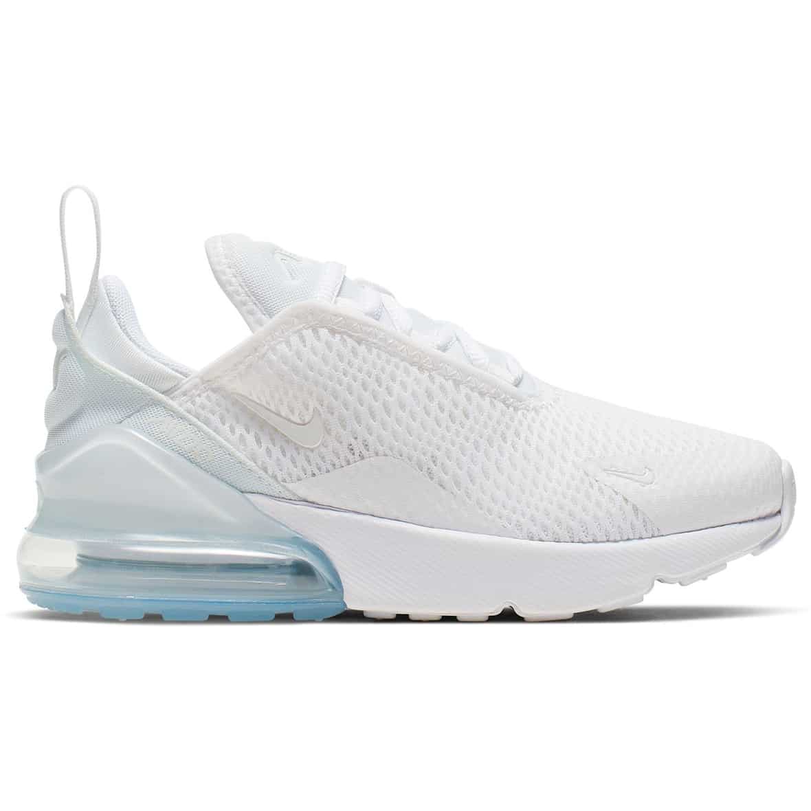 Nike Kinder Air Max 270 Freizeitschuhe (Weiß 11,5 US, 28,5 EU) Sale