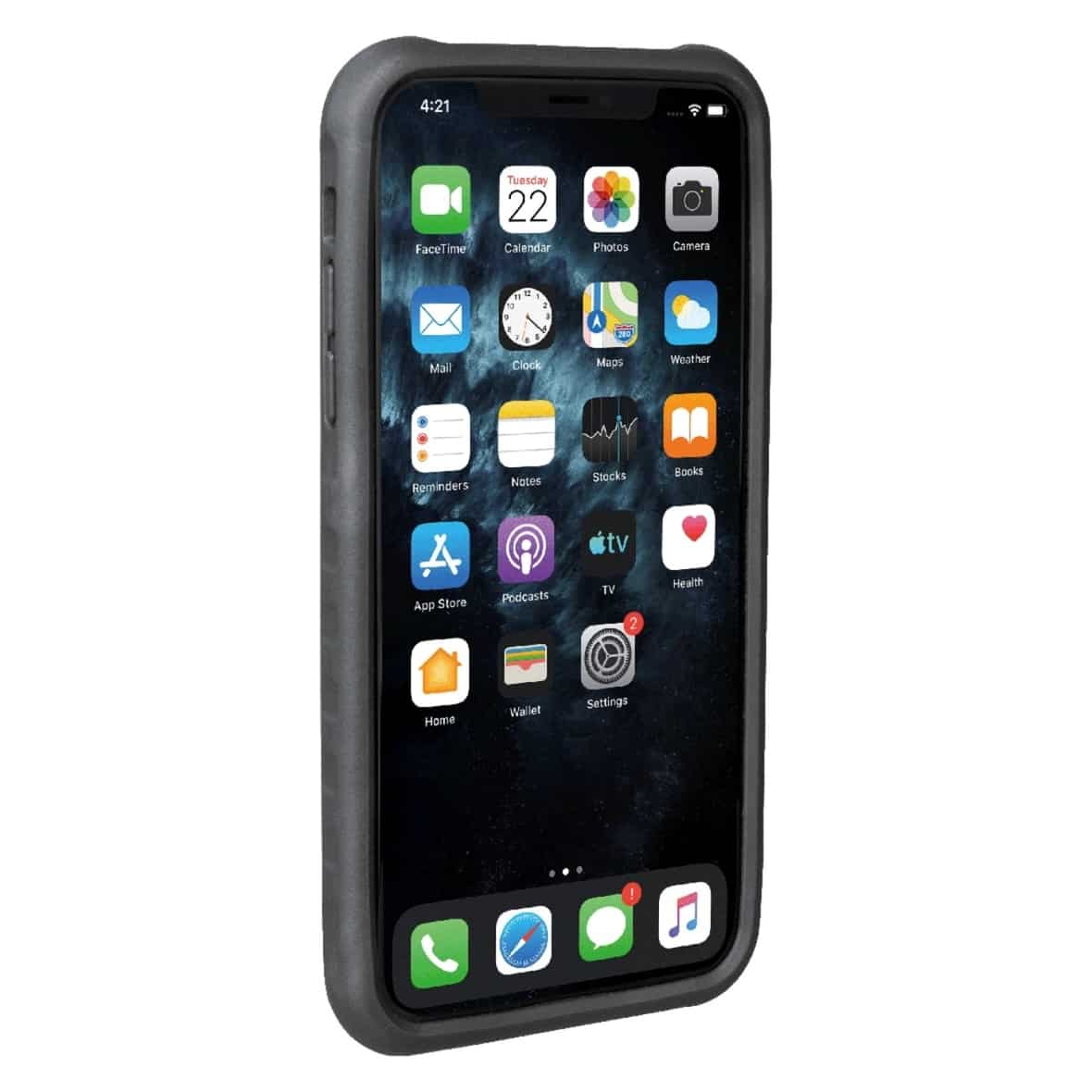 Topeak RideCase für iPhone 11 Pro Max mit Halter Fahrradtasche (Schwarz STK One Size) Fahrradzubehör