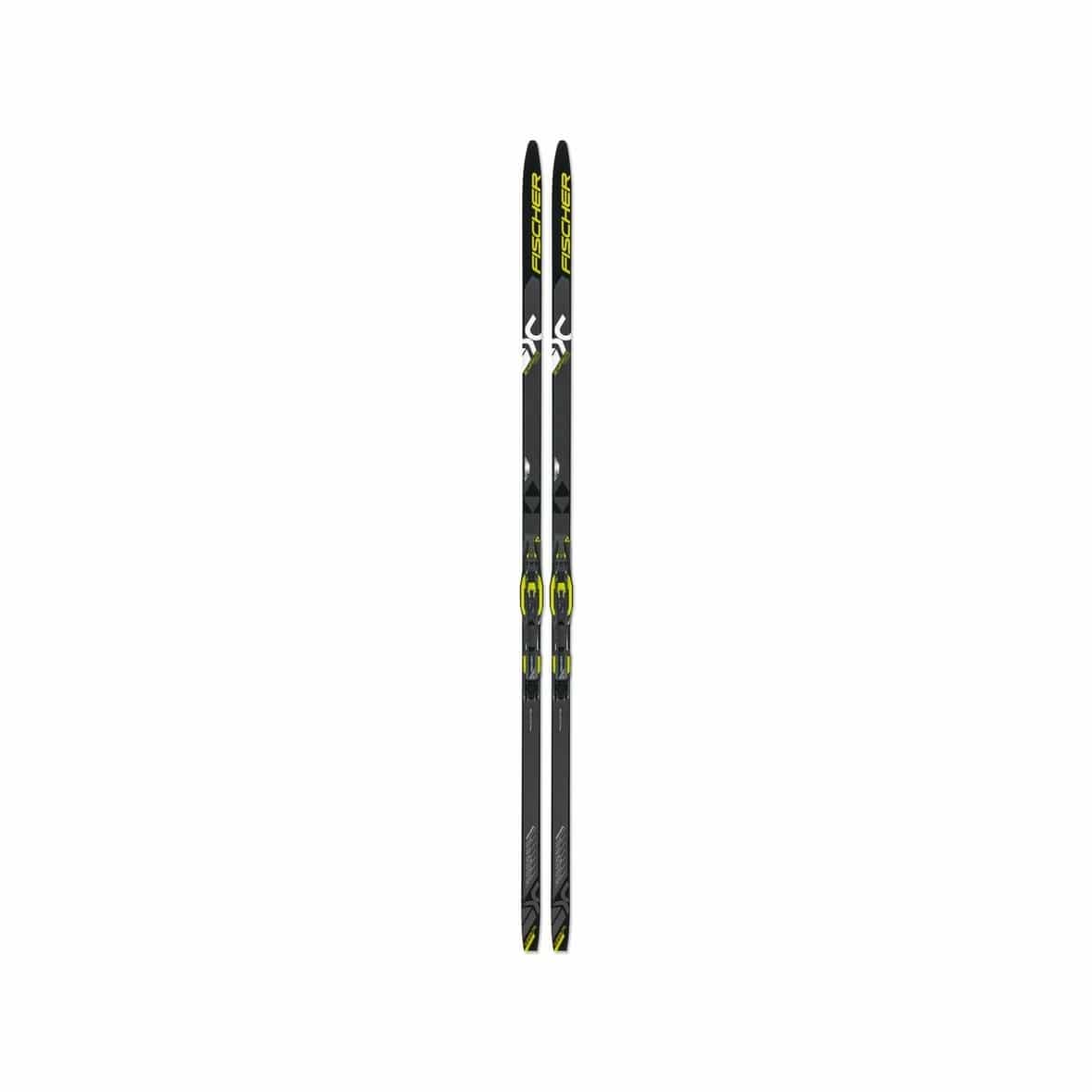 Fischer Superlite Crown EF + Control Step Herren Langlaufski (Schwarz 199 Größe) Langlaufski