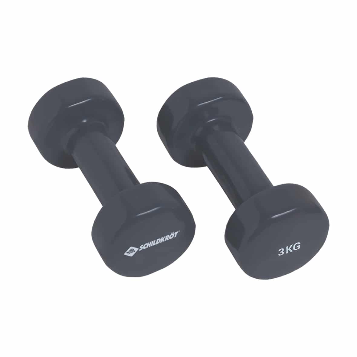 Schildkröt Fitness Vinyl Hantel Set 2x 3,0kg (Neutral one size Größe) Fitness
