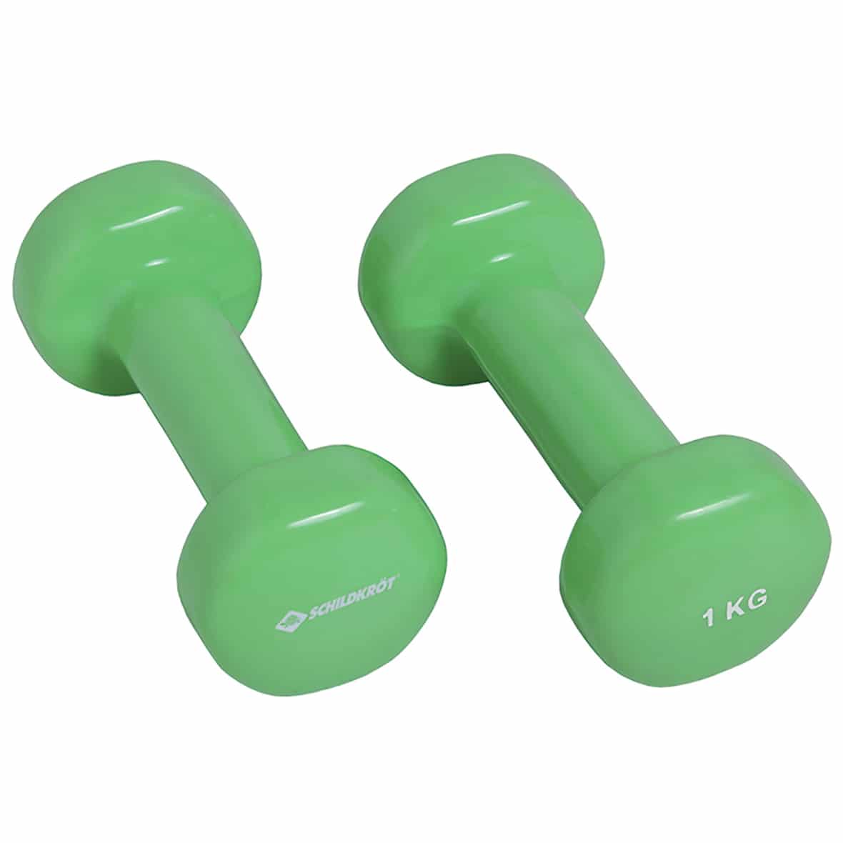 Schildkröt Fitness Vinyl Hantel Set 2x 1,0kg (Neutral one size Größe) Fitness