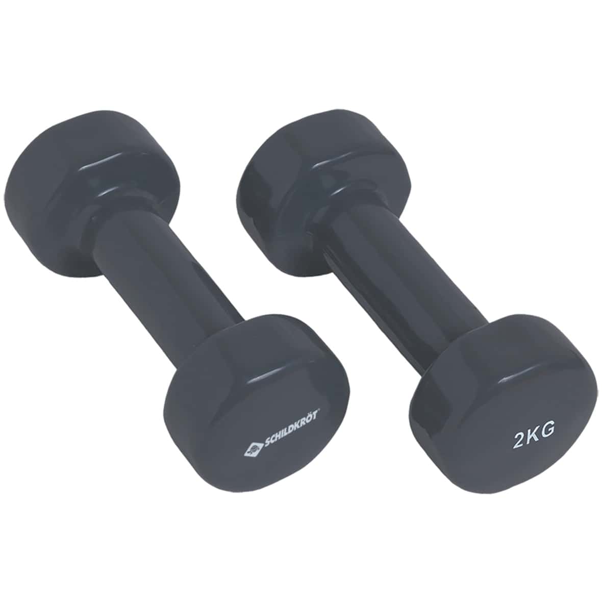Schildkröt Fitness Vinyl Hantel Set 2x 2,0kg (Neutral one size Größe) Fitness