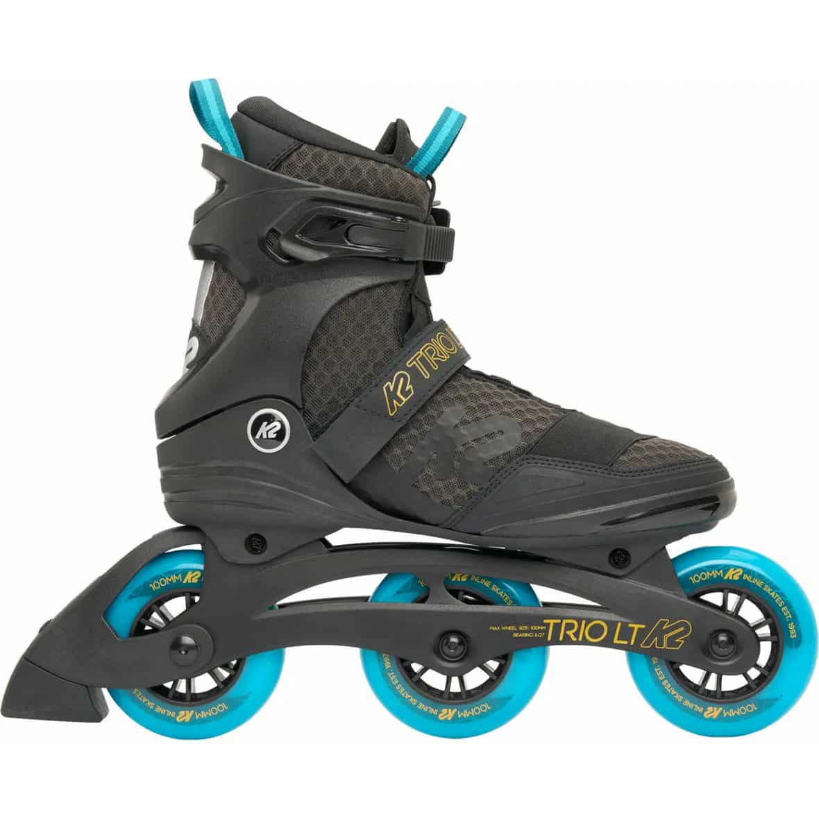K2 Trio LT 100 Inline Skates Herren (Blau 10 US) Inline Skates