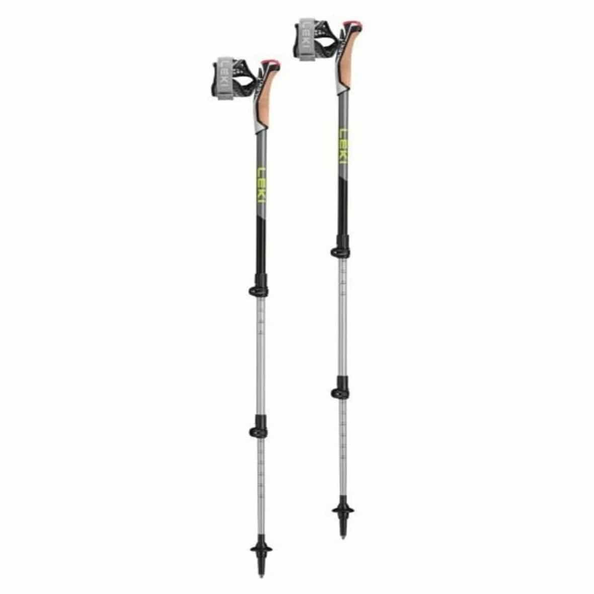 LEKI Traveller Alu Nordic Walking Stöcke (Anthrazit one size Größe) Nordic-Walking Zubehör