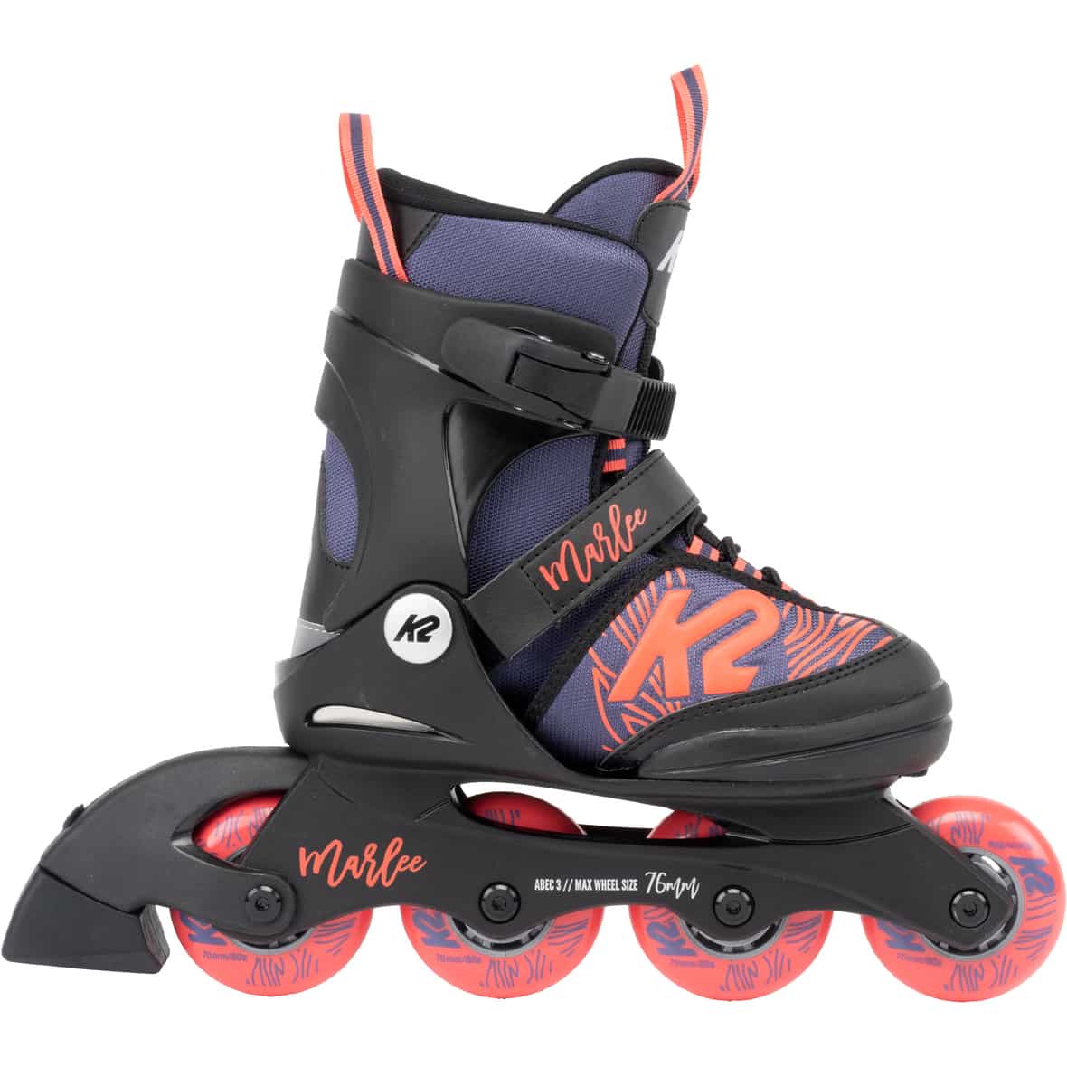 K2 Kinder Marlee Inline Skates (Violett M Größe)