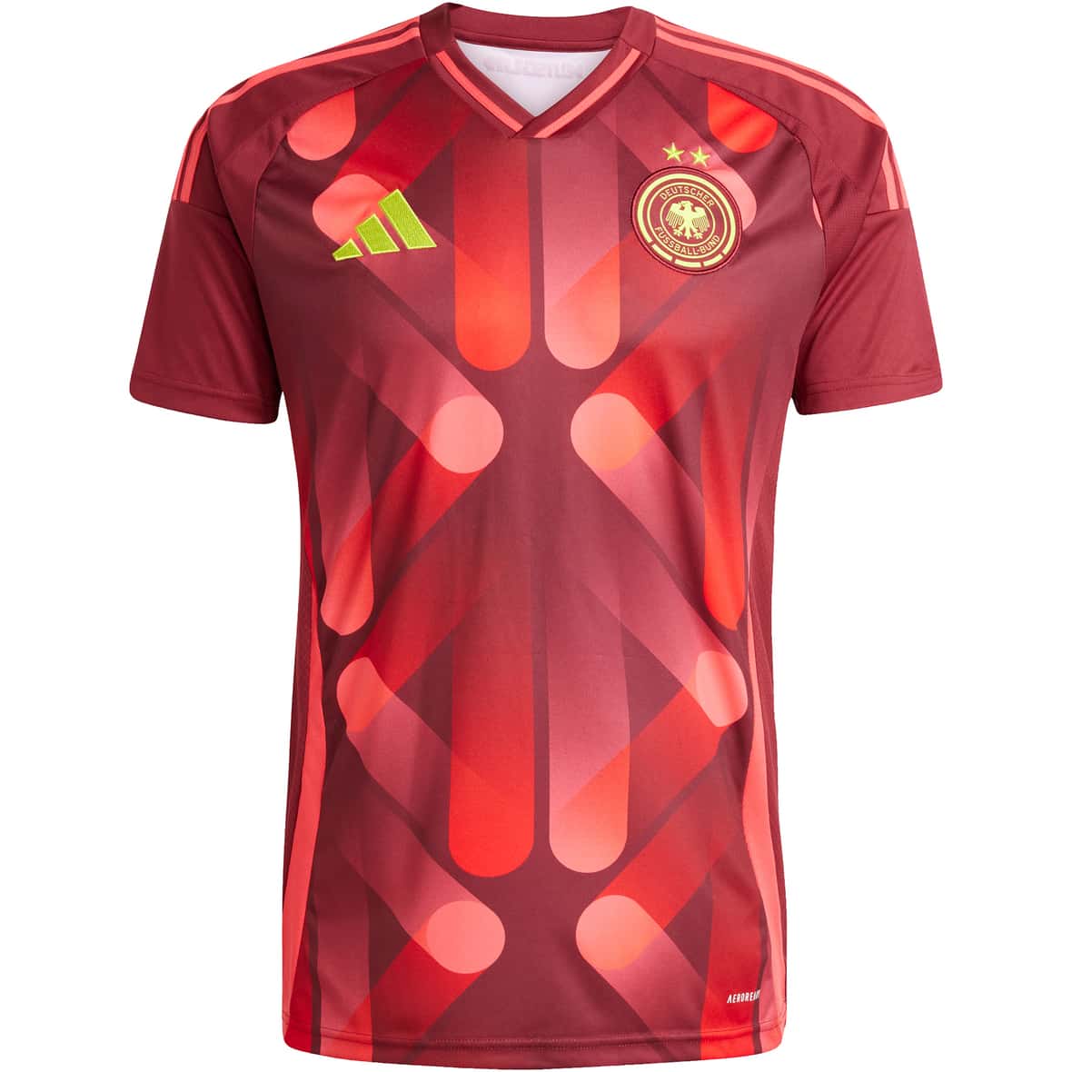 adidas DFB 25 (Frauenteam) Auswärts Fußballtrikot Unisex (Dunkelrot L Größe) Fußballtrikots