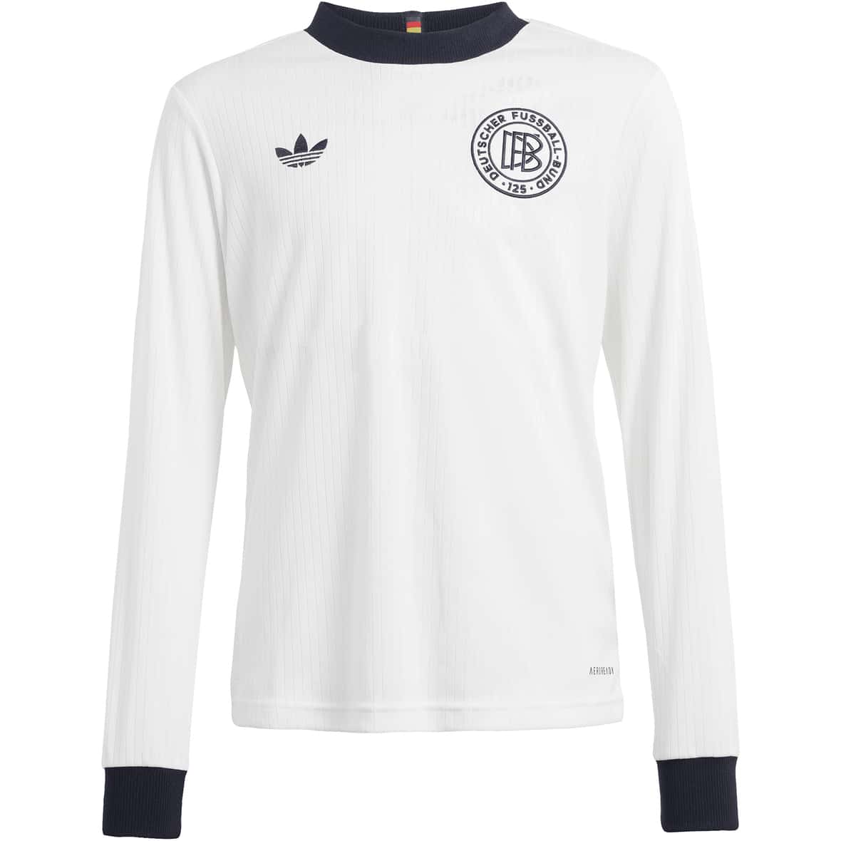adidas Kinder DFB 125 Fußballtrikot (Weiß 140 Größe) Fußballtrikots