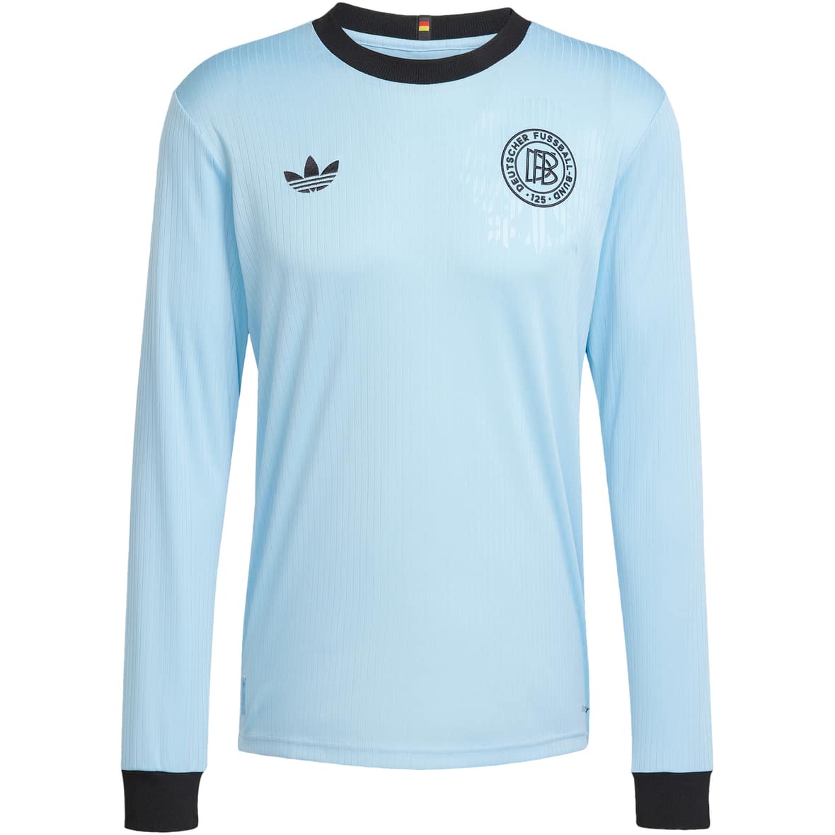 adidas DFB Anniversary Long Sleeve Damen Fußballtrikot (Blau XXL Größe) Fußballtrikots