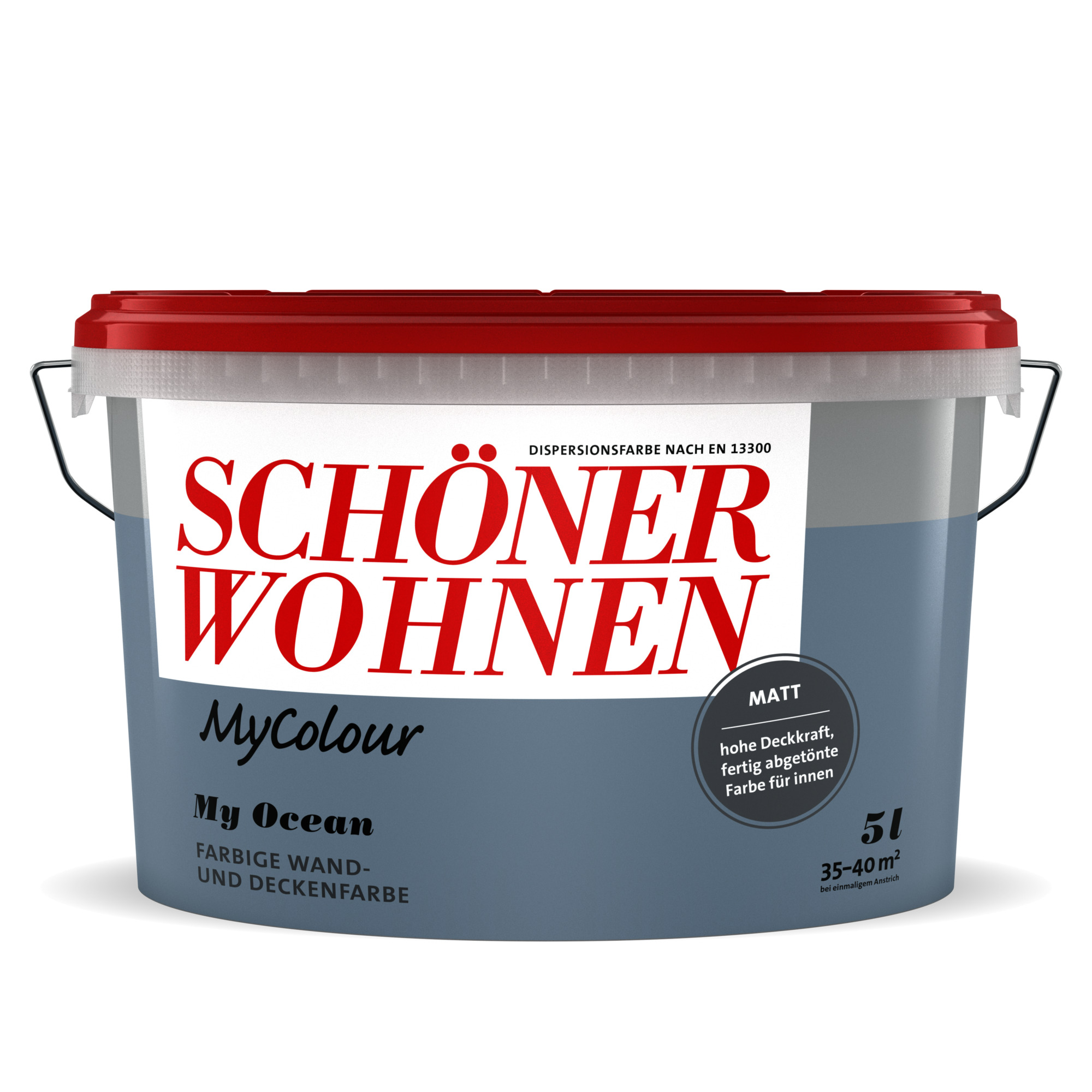 Schöner Wohnen Farbe Wandfarbe my colour 'my ocean' blau matt 5 l