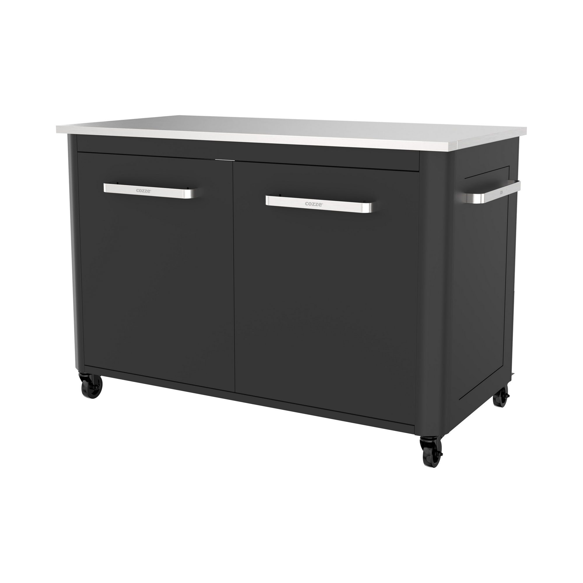Cozze Outdoorküche Edelstahl schwarz 120 x 90 x 67 cm