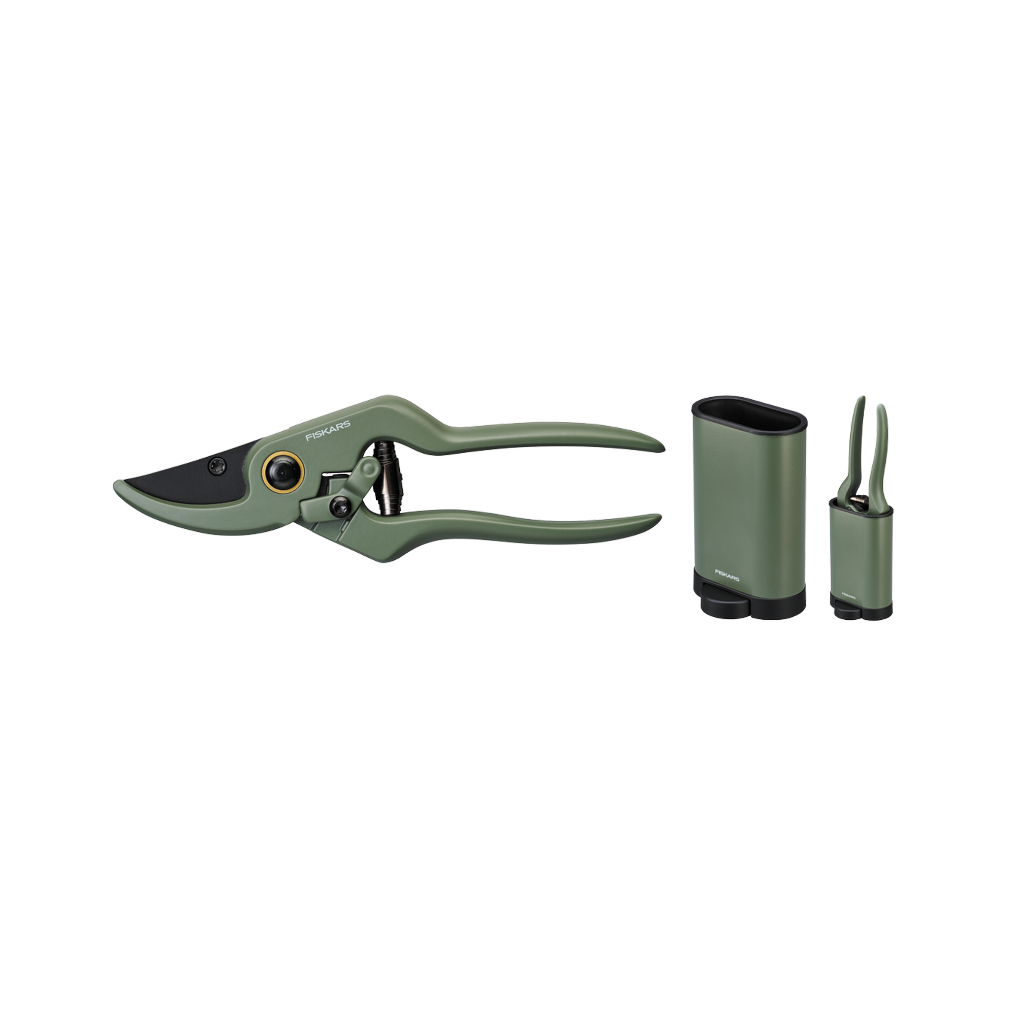 Fiskars Pflanzen- und Blumenschere 19,9 cm mit Halter