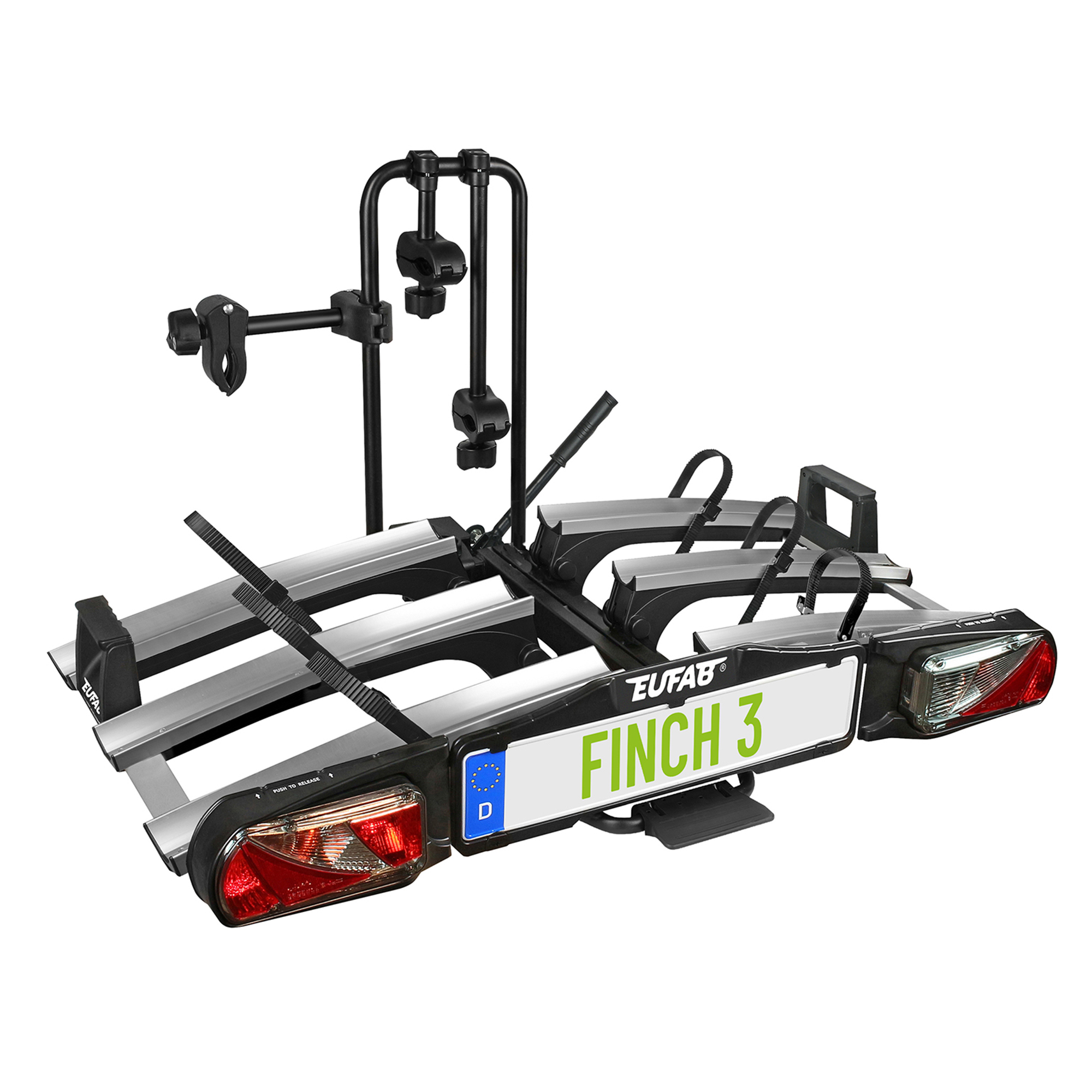 Eufab Fahrradträger 'Finch' für 3 Fahrräder 60 kg