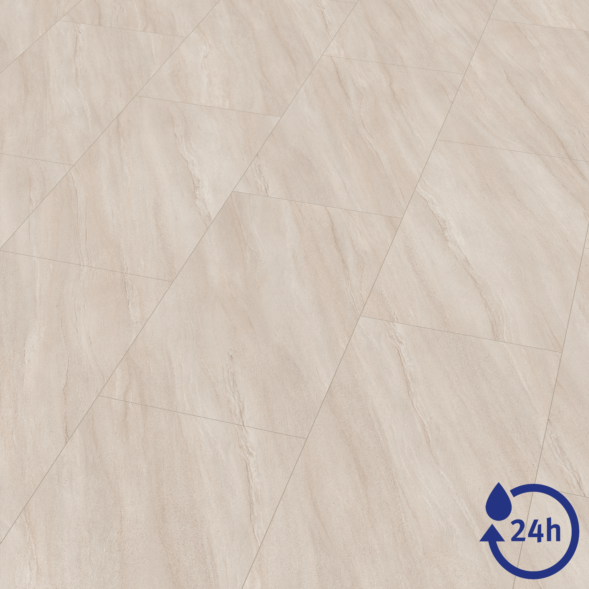 EGGER Laminat 'NatureSense Aqua' ELF676 Calvia Stein sandgrau 8 mm